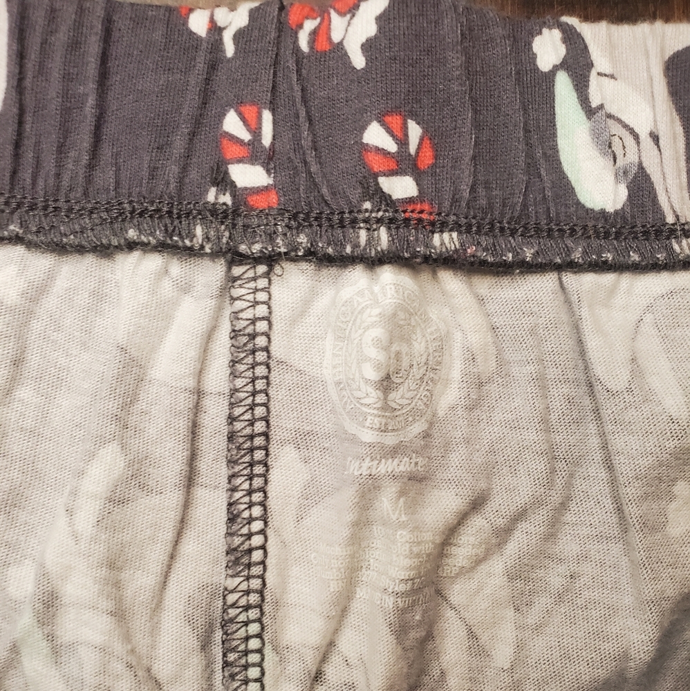 SO Initimates Christmas Pajamas Pants sz Medium - Picture 3 of 4